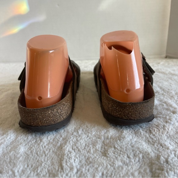 Birkenstock Mayari Birkibuc Birko-Flor Strappy Sandals Mocha Regular Sz 36 5.5US - Picture 5 of 11